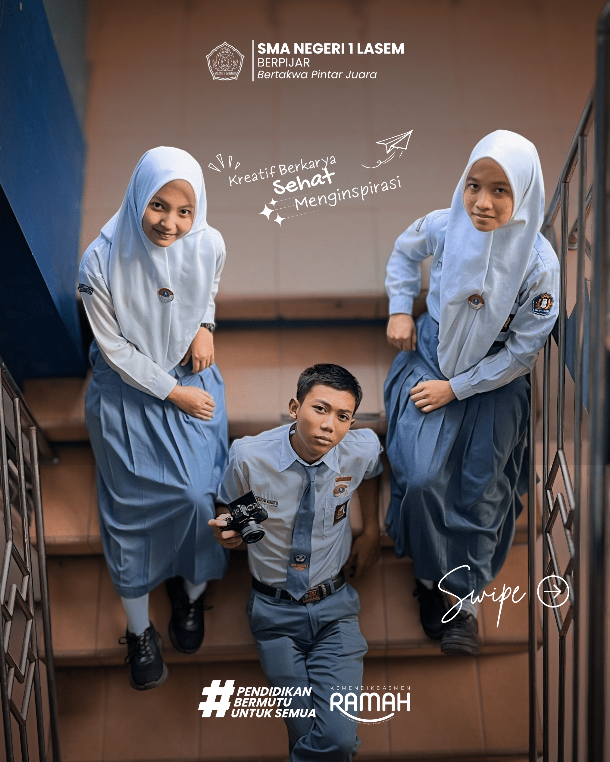 Tim SMANELA Raih Juara 1 Lomba Konten Edukasi Kesehatan di Ajang Internasional I-MPHEX 2026 Poltekkes Kemenkes Malang